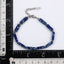 MBSS178 STAINLESS STEEL & HEMATITE BRACELET WITH NATURAL STONE