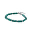 MBSS178 STAINLESS STEEL & HEMATITE BRACELET WITH NATURAL STONE