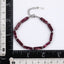 MBSS178 STAINLESS STEEL & HEMATITE BRACELET WITH NATURAL STONE
