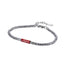 MBSS179 STAINLESS STEEL & HEMATITE BRACELET