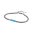 MBSS179 STAINLESS STEEL & HEMATITE BRACELET