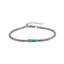 MBSS179 STAINLESS STEEL & HEMATITE BRACELET