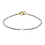 MBSS185 STAINLESS STEEL & HEMATITE BEADS BRACELET WITH FRESH WATER PEARL