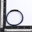 MBSS200 STAINLESS STEEL LEATHER BRACELET WITH CHAIN