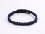 MBSS200 STAINLESS STEEL LEATHER BRACELET WITH CHAIN