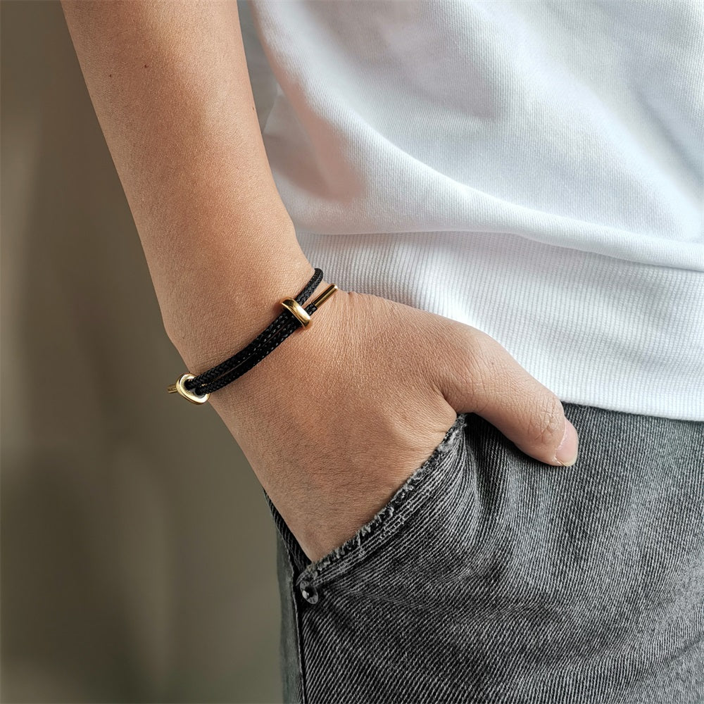 MBSS203 STAINLESS STEEL CABLE BRACELET