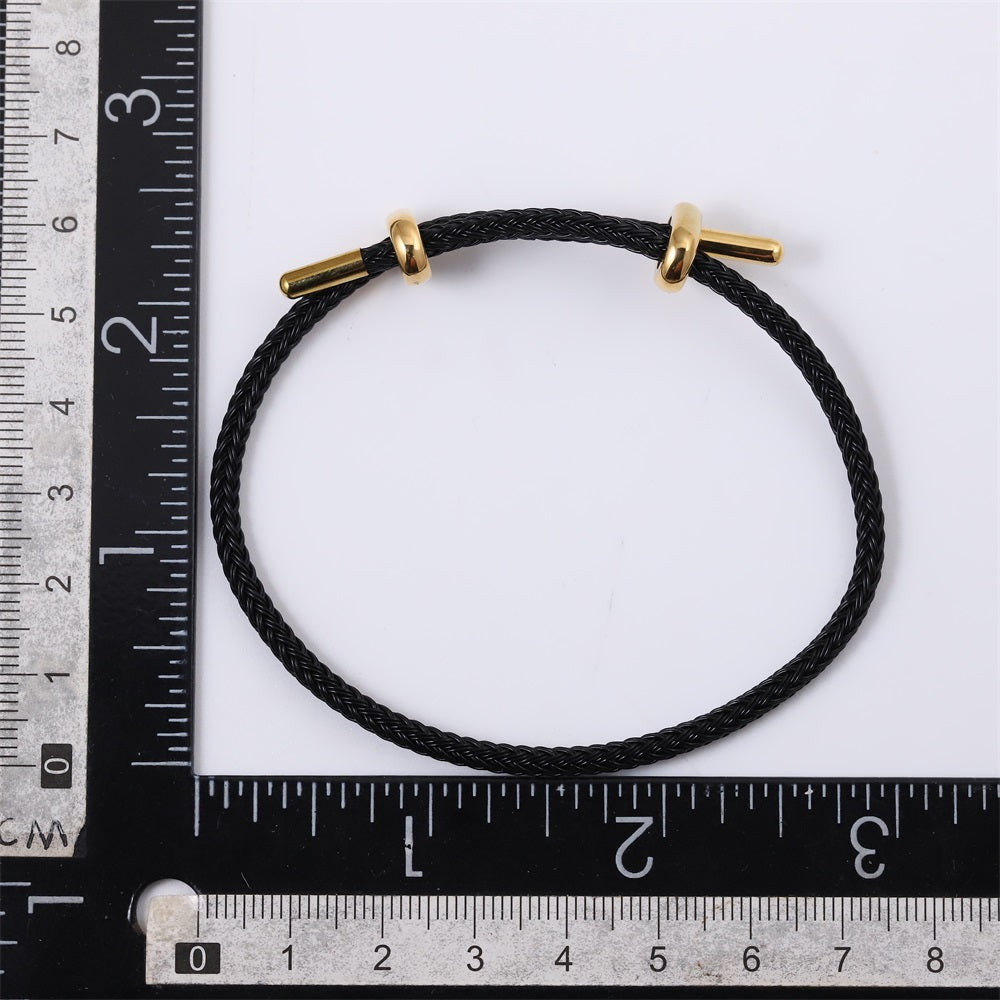 MBSS203 STAINLESS STEEL CABLE BRACELET