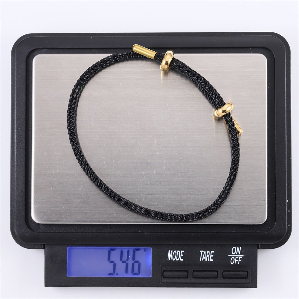 MBSS203 STAINLESS STEEL CABLE BRACELET