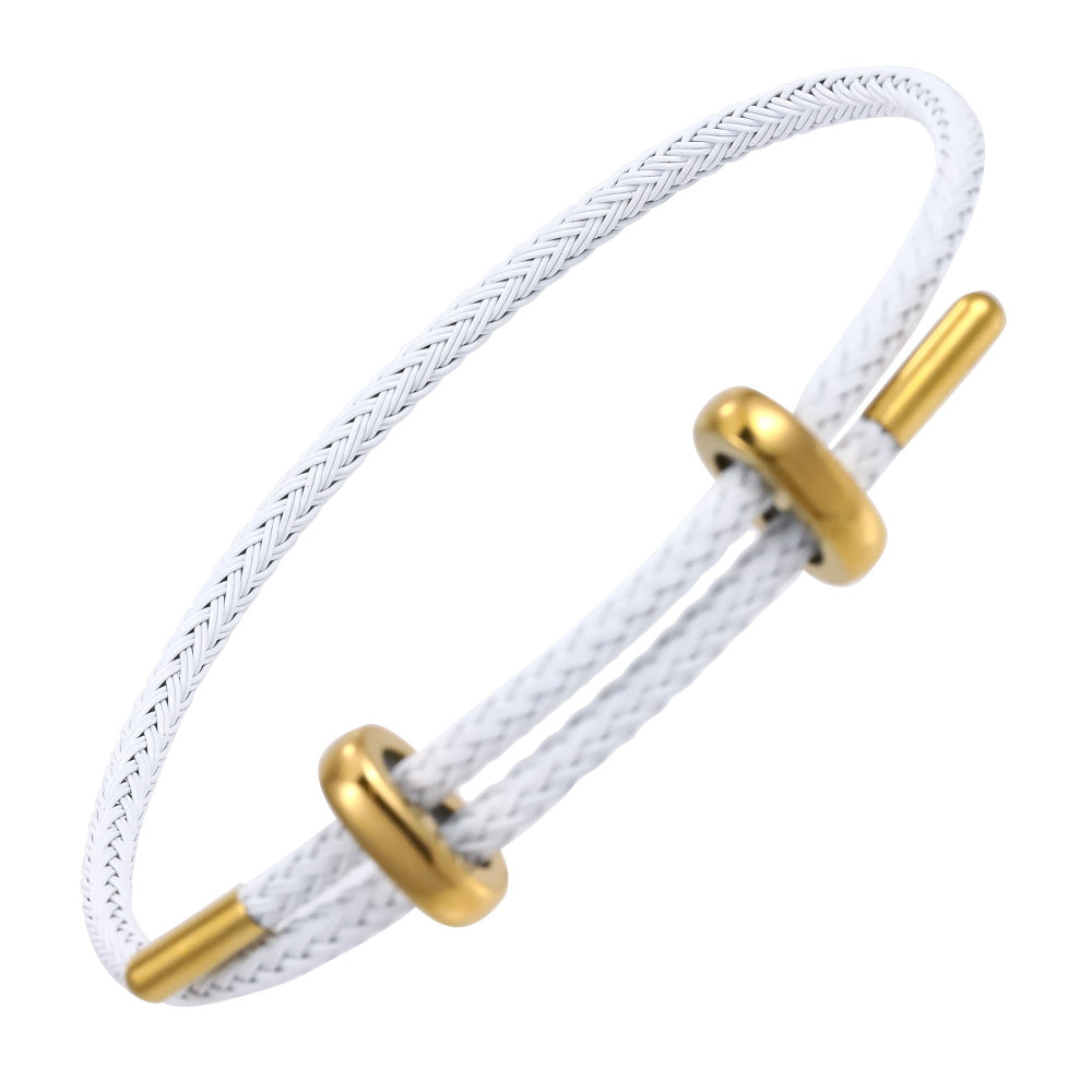 MBSS203 STAINLESS STEEL CABLE BRACELET
