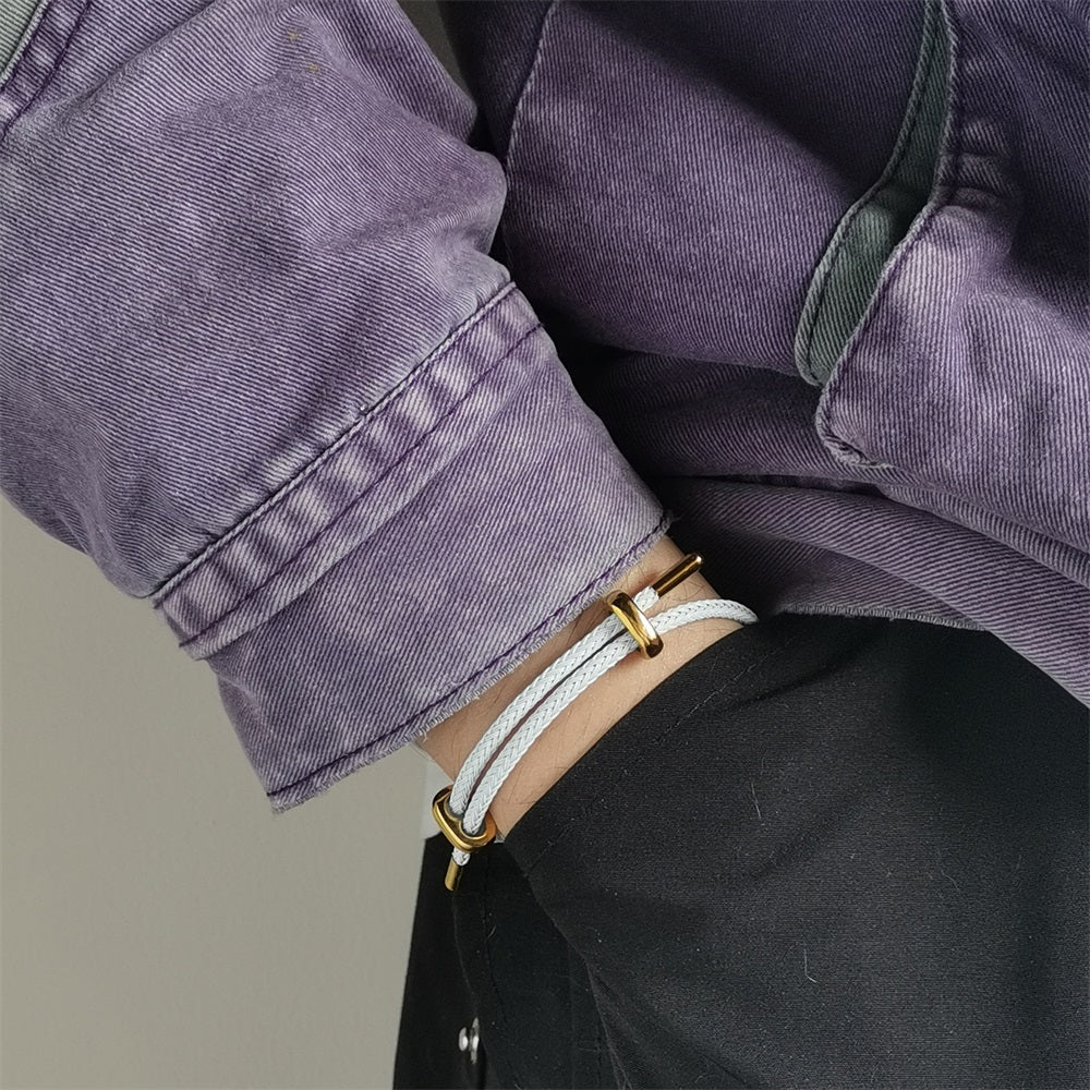 MBSS203 STAINLESS STEEL CABLE BRACELET