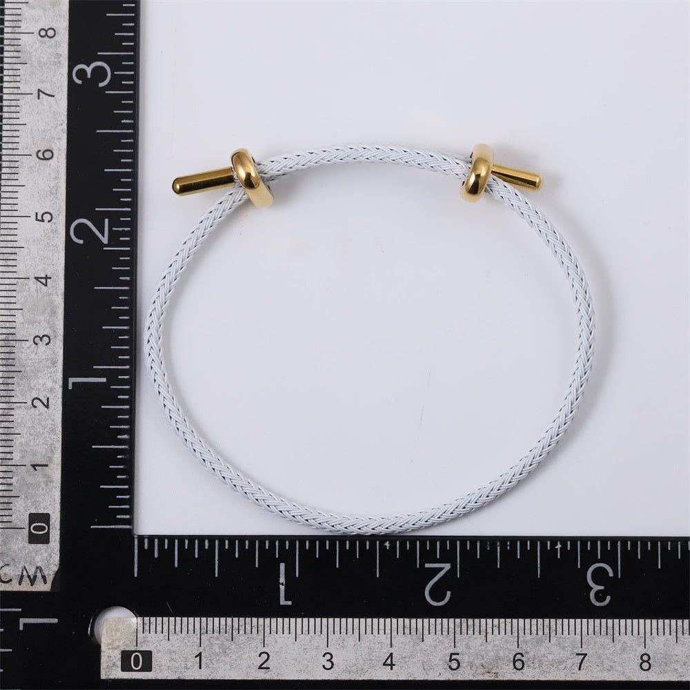 MBSS203 STAINLESS STEEL CABLE BRACELET