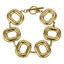 MBSS205 STAINLESS STEEL HOLLOW RECTANGLE LINK BRACELET