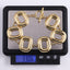 MBSS205 STAINLESS STEEL HOLLOW RECTANGLE LINK BRACELET