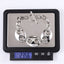 MBSS208 STAINLESS STEEL T-BAR BRACELET WITH 3 HOLLOW LINKS