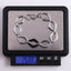 MBSS212 STAINLESS STEEL TWO TONE DIA SHAPE CHAIN LINK BRACELET