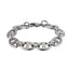 MBSS213 STAINLESS STEEL OVAL CHAIN BRACELET