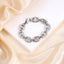 MBSS213 STAINLESS STEEL OVAL CHAIN BRACELET