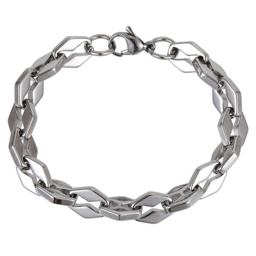 MBSS214 STAINLESS STEEL CHUNKY CHAIN BRACELET