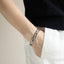MBSS215 STAINLESS STEEL RECTANGULAR LINK BRACELET