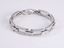 MBSS215 STAINLESS STEEL RECTANGULAR LINK BRACELET