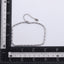 MBSS218 STAINLESS STEEL TENNIS BRACELET WITH BAGUETTE CZ