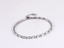 MBSS218 STAINLESS STEEL TENNIS BRACELET WITH BAGUETTE CZ