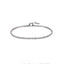 MBSS220 STAINLESS STEEL TENNIS BARCELET WITH ROUND CZ