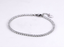 MBSS220 STAINLESS STEEL TENNIS BARCELET WITH ROUND CZ