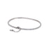 MBSS220 STAINLESS STEEL TENNIS BARCELET WITH ROUND CZ