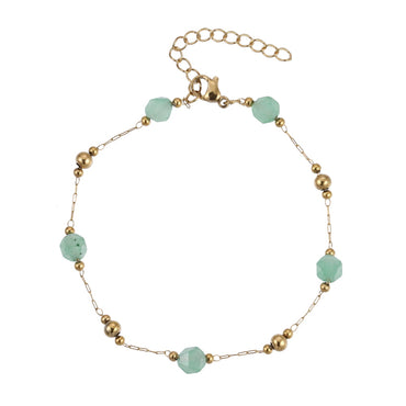 MBSS221 STAINLESS STEEL BRACELET WITH BEADS