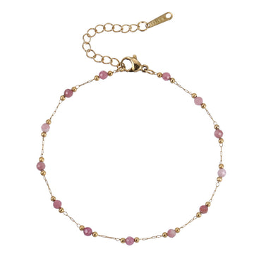 MBSS222 STAINLESS STEEL BRACELET WITH BEADS