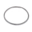 MBSS238 STAINLESS STEEL ELASTIC TENNIS BRACELET WITH CZ