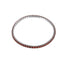 MBSS238 STAINLESS STEEL ELASTIC TENNIS BRACELET WITH CZ
