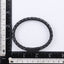 MBSS247 STAINLESS STEEL BRAIDED LEATHER BRACELET