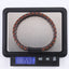 MBSS247 STAINLESS STEEL BRAIDED LEATHER BRACELET