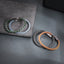 MBSS258 STAINLESS STEEL CHAIN BRACELET WITH ROPE