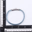 MBSS258 STAINLESS STEEL CHAIN BRACELET WITH ROPE