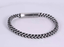 MBSS258 STAINLESS STEEL CHAIN BRACELET WITH ROPE
