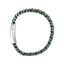 MBSS258 STAINLESS STEEL CHAIN BRACELET WITH ROPE