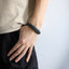 MBSS270 STAINLESS STEEL LEATHER BRACELET