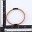 MBSS271 STAINLESS STEEL LEATHER BRACELET WITH PATTERN
