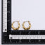 MESS49 STAINLESS STEEL ROUND HOOP EARRING