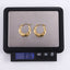 MESS49 STAINLESS STEEL ROUND HOOP EARRING