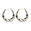MESS49 STAINLESS STEEL ROUND HOOP EARRING