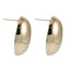 MESS57 STAINLESS STEEL OVAL EARRING