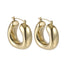 MESS58 STAINLESS STEEL HOLLOW EARRING