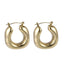 MESS58 STAINLESS STEEL HOLLOW EARRING