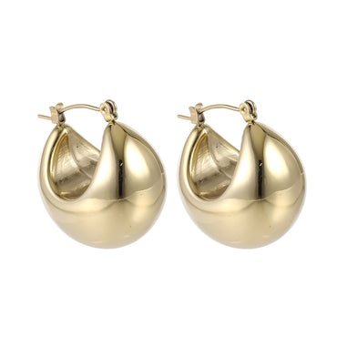 MESS59 STAINLESS STEEL HOLLOW EARRING