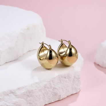 MESS59 STAINLESS STEEL HOLLOW EARRING