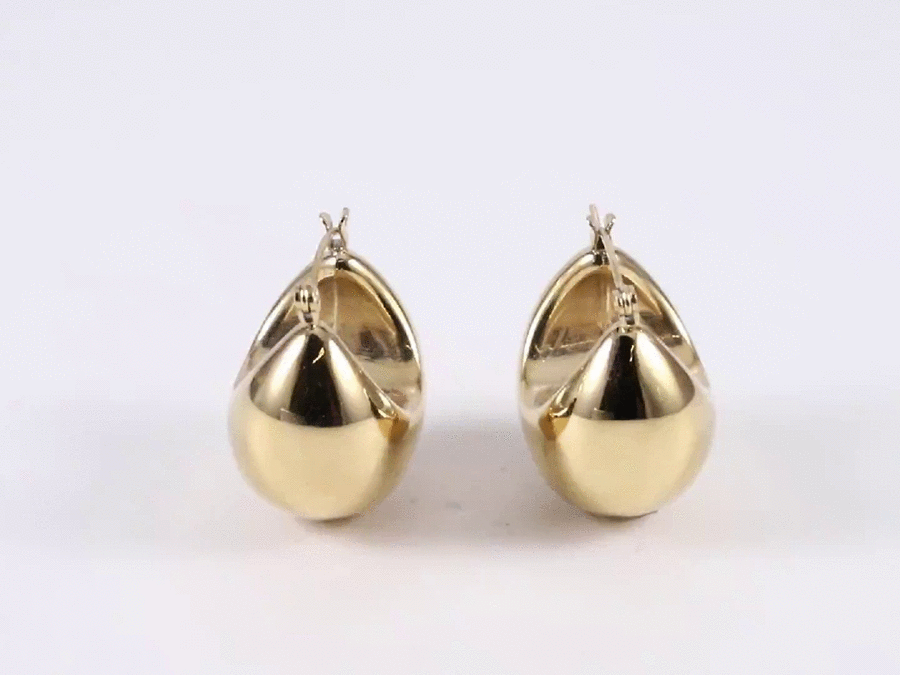 MESS59 STAINLESS STEEL HOLLOW EARRING
